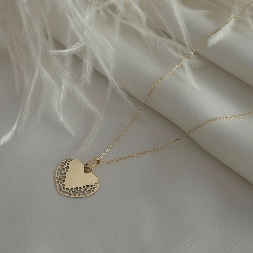 Ogrlica od zlata sa tri cirkona